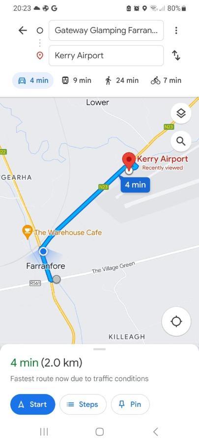 Gateway Glamping Hotel Farranfore Exterior foto